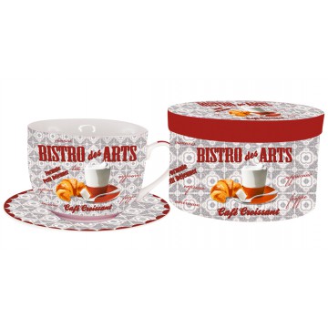 Coffret tasse déjeuner BISTRO DES ARTS