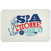 Tapis Salle de Bain SPA L'HOMME QUI PREND LA MER Natives déco rétro vintage