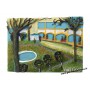 MAGNET " Le Jardin de l'Hôpital d'Arles " VAN GOGH