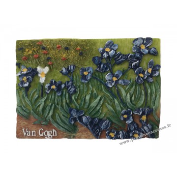 MAGNET " Les Iris " VAN GOGH