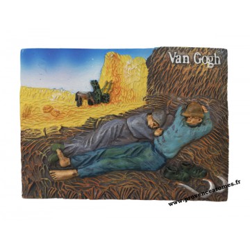 MAGNET " La Sieste " VAN GOGH