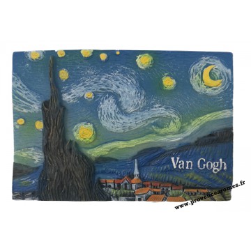 MAGNET " La nuit étoilée " VAN GOGH