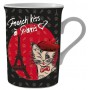 Mug Chat FRENCH KISS à Paris déco rétro vintage
