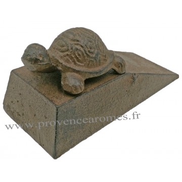 Cale porte TORTUE en fonte