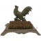 Gratte chaussure POULE en fonte avec brosse