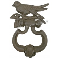 Heurtoir de porte en fonte OISEAU