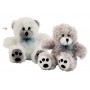 Peluche Petit Ours blanc Ruban bleu