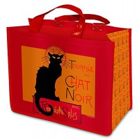 Sac Cabas TOURNÉE DU CHAT NOIR de Rodolphe Salis déco affiche rétro vintage