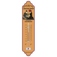 Thermomètre métal ABSINTHE PERNOT déco publicité rétro vintage