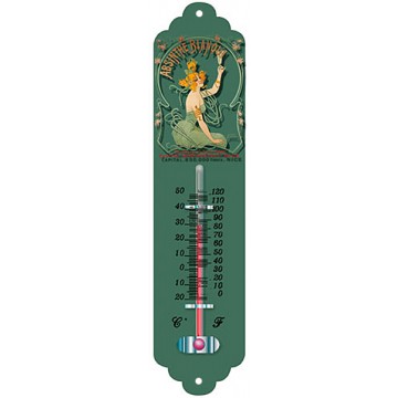 Thermomètre métal ABSINTHE BLANQUI déco publicité rétro vintage