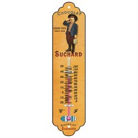 Thermomètre métal CHOCOLAT SUCHARD Garçon déco publicité rétro vintage