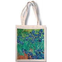 Sac Coton couleur LES IRIS Van Gogh 1889 déco artistique rétro vintage