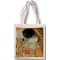 Sac Coton couleur LE BAISER Gustav Klimt 1906 déco artistique rétro vintage
