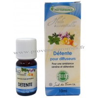 DÉTENTE Huiles Essentielles BIO complexe Phytofrance pour diffuseur