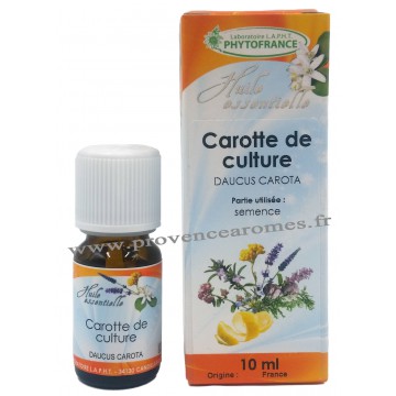 CAROTTE DE CULTURE Huile Essentielle Phytofrance 10 ml