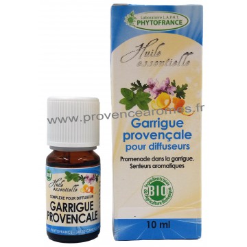 GARRIGUE PROVENÇALE Huiles Essentielles BIO complexe Phytofrance pour diffuseur