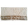 Serviette de toilette brodée SAVON DE MARSEILLE couleur Écru