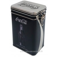 Boîte à café COCA COLA noire rétro vintage collection