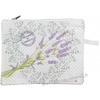 Trousse de toilette ou maquillage BRIN DE LAVANDE