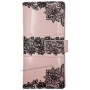 Portefeuille Compagnon Chic Rose Dentelle noire vintage