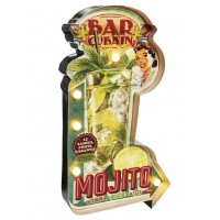 Enseigne lumineuse MOJITO Natives déco rétro vintage