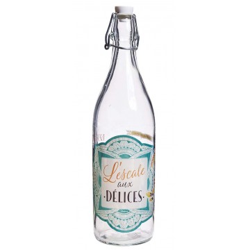 Bouteille L'ESCALE AUX DÉLICES Natives déco rétro vintage