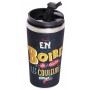 Mug isotherme bambou LES P'TITS MOTS D'HUMOUR Natives déco rétro vintage