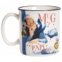 Mug façon émail du PAPI EXTRA Natives déco rétro vintage