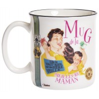 Mug façon émail de LA MEILLEUR MAMAN Natives déco rétro vintage