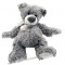 Peluche Ours gris avec écharpe Grand Modèle