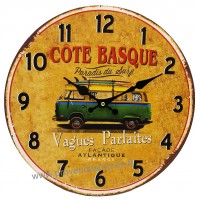 Horloge VAN Paradis du Surf déco rétro vintage