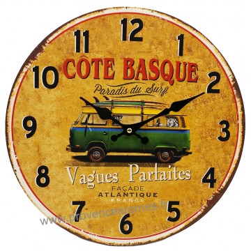 Horloge VAN Paradis du Surf déco rétro vintage