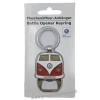 Porte-clés ouvre bouteille vw combi Volkswagen rouge Brisa rétro vintage collection