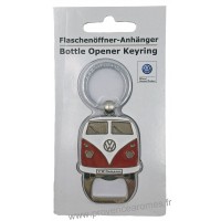 Porte-clés ouvre bouteille vw combi Volkswagen rouge Brisa rétro vintage collection