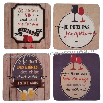 PAS DE TEXTE / DESIGN Porte-bouchon de vin Boîte d'ombre d'affichage de  liège de