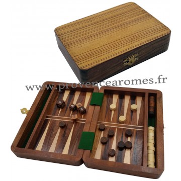 Coffret Backgammon en Bois