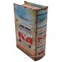 Livre boîte en bois déco Van ADVENTURE rétro vintage 17 cm