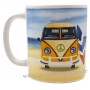 Mug VAN JAUNE LIFE is better at the beach déco rétro vintage