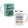 Mug VAN VERT GONE TO THE BEACH déco rétro vintage