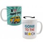 Mug VAN JAUNE GONE TO THE BEACH déco rétro vintage