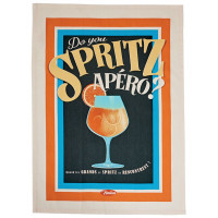 Torchon SPRITZ Natives déco rétro vintage