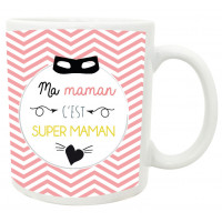 Mug SUPER MAMAN collection Mugs petits messages