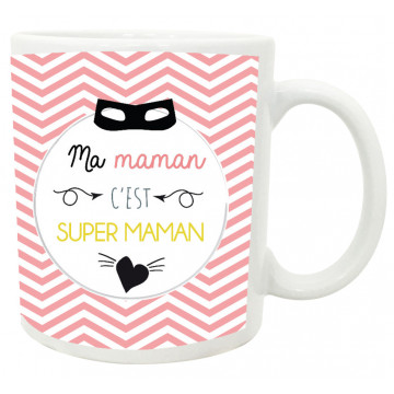 Mug SUPER MAMAN collection Mugs petits messages