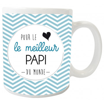 Mug MEILLEUR PAPI collection mugs petits messages