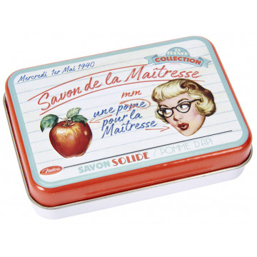 Boîte et savon POUR LA MAÎTRESSE Natives déco rétro vintage