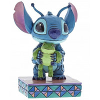 STITCH avec grenouille Figurine Disney Collection Disney Tradition