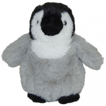 Peluche Petit PINGOUIN gris