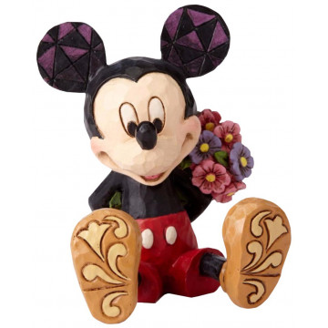 MICKEY Figurine Disney bouquet de fleurs Collection Disney Tradition