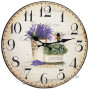 Horloge LAVANDE Herbes Abeille