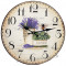 Horloge LAVANDE Herbes Abeille